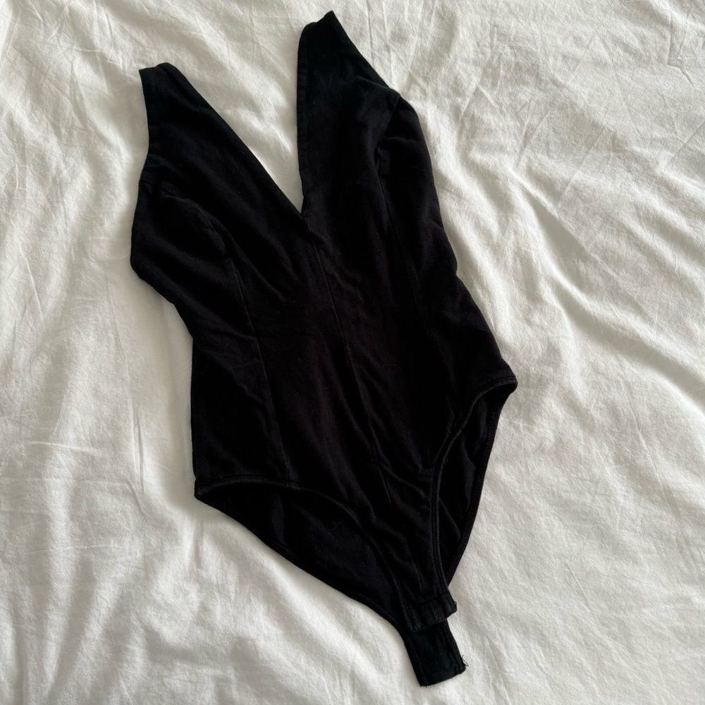 Revamped black bodysuit